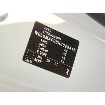 Recambio de carroceria corte para opel adam 1.4 16v referencia OEM IAM   