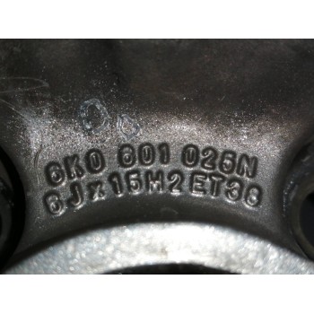 Recambio de llanta para seat ibiza (6k1) 1.6 referencia OEM IAM 6K0601025N 6JX15H2 ET38 4H 4X100