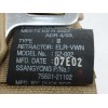 Recambio de cinturon seguridad trasero izquierdo para ssangyong rodius 2.7 turbodiesel cat referencia OEM IAM 7560121102  