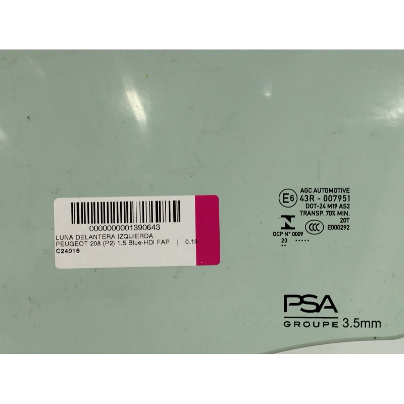 LUNA DELANTERA IZQUIERDA