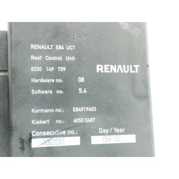 Recambio de modulo electronico para renault megane ii coupe/cabrio 1.9 dci diesel referencia OEM IAM 8200149739  