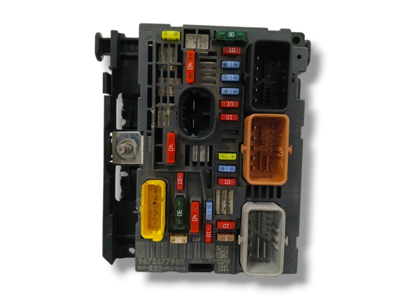 Recambio de caja reles / fusibles para citroën c4 picasso 1.6 hdi fap referencia OEM IAM 9675877980  