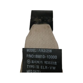 Recambio de cinturon seguridad trasero izquierdo para kia carens (un) active referencia OEM IAM 898101D000  