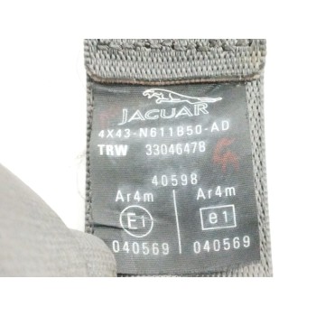 Recambio de cinturon seguridad trasero derecho para jaguar x-type wagon 2.0 diesel cat referencia OEM IAM 4X43N611B50AD  