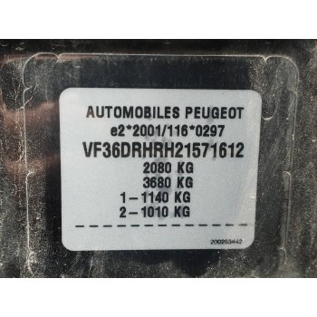 Recambio de carroceria corte para peugeot 407 2.0 16v hdi cat (rhr / dw10bted4) referencia OEM IAM   