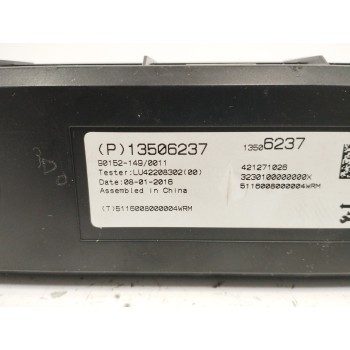 Recambio de modulo electronico para opel mokka 1.6 cdti dpf referencia OEM IAM 13506237  