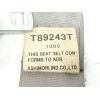 Recambio de cinturon seguridad trasero derecho para mazda premacy (cp) td active referencia OEM IAM T89243T  