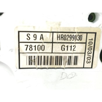 Recambio de cuadro instrumentos para honda cr-v (rd8) 2.0 vtec cat referencia OEM IAM 78100G112 HR0299030 