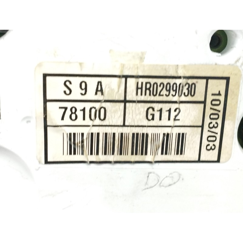 CUADRO INSTRUMENTOS HR0299030