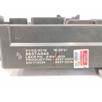 Recambio de caja reles / fusibles para mitsubishi asx (ga0w) 1.8 di-d cat referencia OEM IAM 8637A644 OBSERVAR FOTOS 