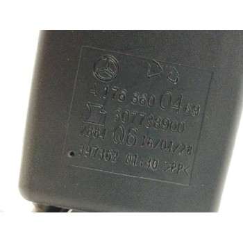 Recambio de enganche cinturon derecho para infiniti qx30 2.2 d awd referencia OEM IAM A1766600469 TRASERO 