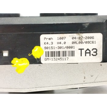 Recambio de mando climatizador para opel astra h twintop (a04) 1.6 (l67) referencia OEM IAM 13245117  