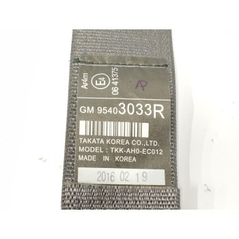 Recambio de cinturon seguridad trasero derecho para opel mokka 1.6 cdti dpf referencia OEM IAM 95403033  