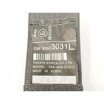 Recambio de cinturon seguridad trasero izquierdo para opel mokka 1.6 cdti dpf referencia OEM IAM 95403031  