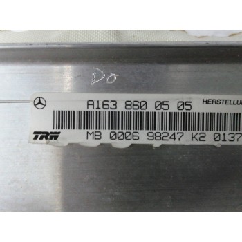 Recambio de airbag delantero derecho para mercedes-benz clase m (w163) 3.2 v6 18v cat referencia OEM IAM A1638600505 A1636890344