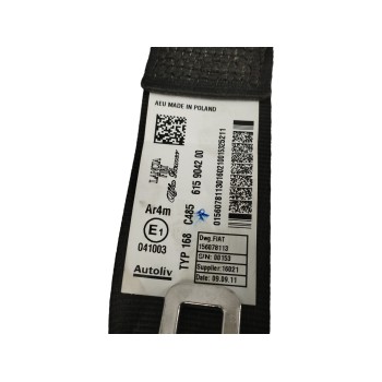Recambio de cinturon seguridad trasero derecho para alfa romeo mito (145) 1.3 jtd cat referencia OEM IAM 156078113 615904200 