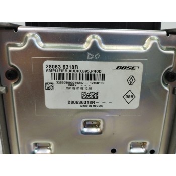 Recambio de modulo electronico para renault megane iii berlina 5 p 1.6 dci diesel fap referencia OEM IAM 280636318R AMPLIFICADOR