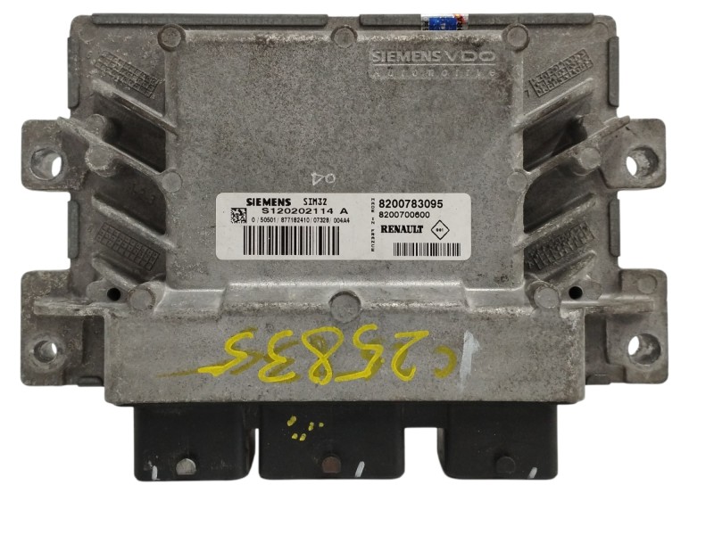 Recambio de centralita motor uce para renault clio iii 1.2 16v referencia OEM IAM 8200783095 8200700600 S120202114