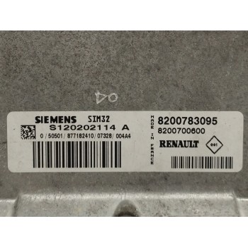 Recambio de centralita motor uce para renault clio iii 1.2 16v referencia OEM IAM 8200783095 8200700600 S120202114