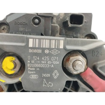 Recambio de alternador para renault clio iii authentique referencia OEM IAM 8200660033A 0124425071 120A