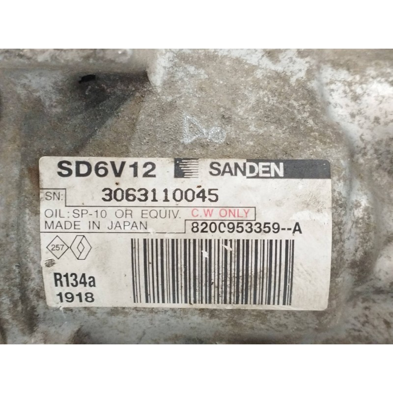 COMPRESOR AIRE ACONDICIONADO R134A