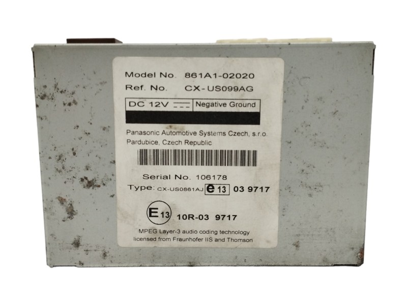 Recambio de modulo electronico para toyota verso 1.6 16v cat referencia OEM IAM 861A102020 Recambio de modulo electronico para toyota verso 1.6 16v cat referencia OEM IAM 861A102020