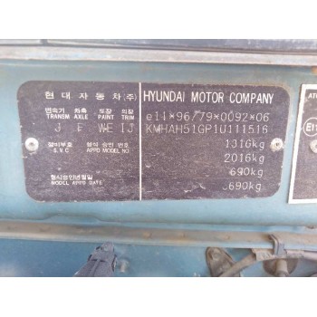 hyundai atos (mx) del año 2000