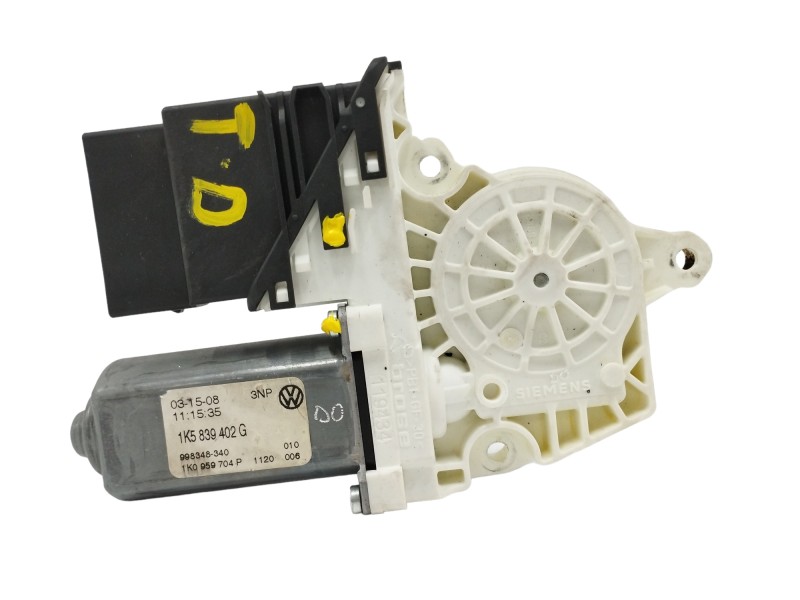 Recambio de motor elevalunas trasero derecho para volkswagen jetta (1k2) 1.9 tdi referencia OEM IAM 1K5839402G 1K0959704P 