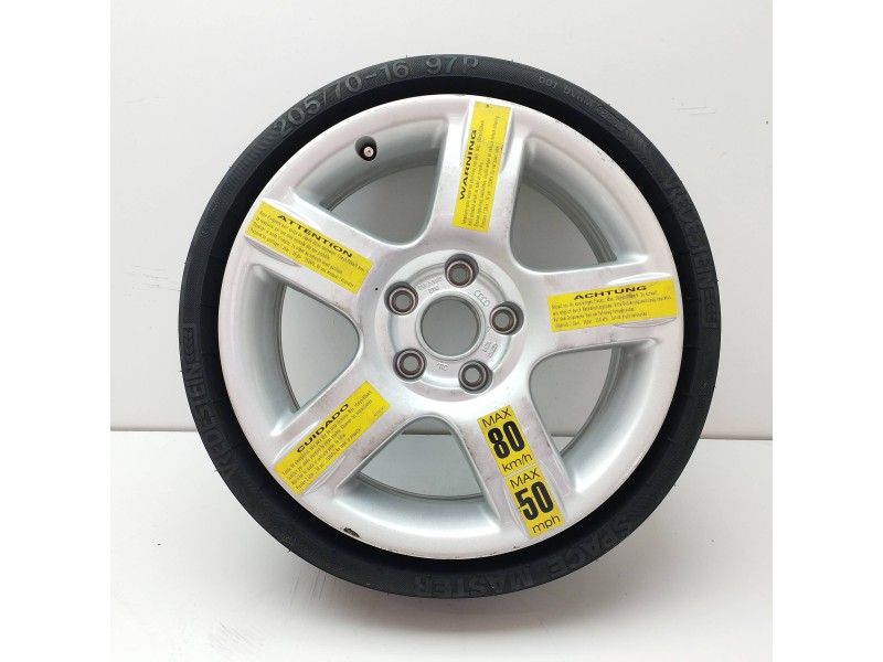 Recambio de neumatico repuesto para audi allroad quattro (4b5) 2.5 v6 24v tdi referencia OEM IAM 4Z7601025B 6,5JX16H2 ET16 