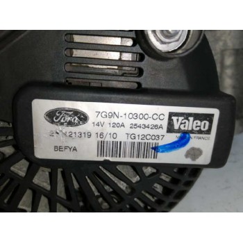 Recambio de alternador para ford fiesta (cb1) 1.25 16v cat referencia OEM IAM 7G9N10300CC 120A TG12C037