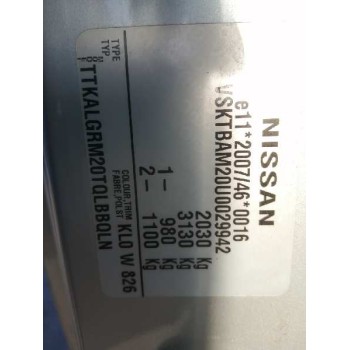 nissan note (e11, ne11) del año 2011