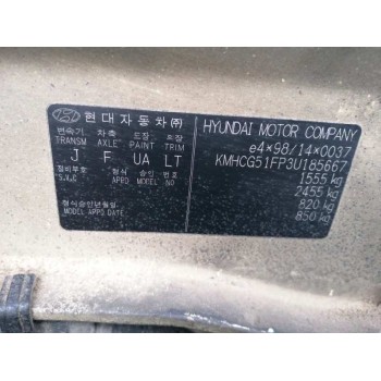 hyundai accent (lc) del año 2003