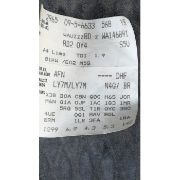 audi a4 berlina (b5) del año 1998