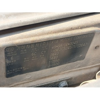 Recambio de carroceria corte para kia sorento 2.5 crdi referencia OEM IAM   