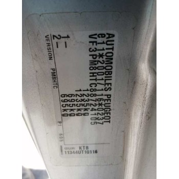 peugeot 107 del año 2008