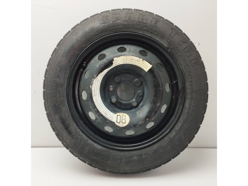Recambio de neumatico repuesto para fiat panda (169) básico 4x4 referencia OEM IAM 46531876 4,00BX14H ET43 4H 4X100