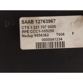 Recambio de modulo electronico para saab 9-3 cabrio 1.8 cat referencia OEM IAM 12763967  