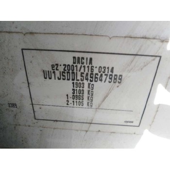 dacia lodgy del año 2014