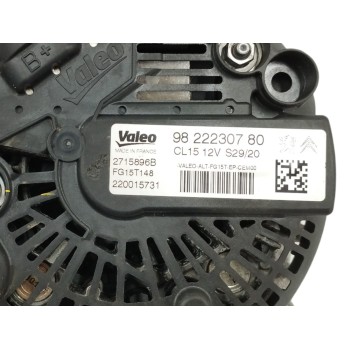 Recambio de alternador para peugeot 3008 gt line referencia OEM IAM 9822230780 CL15 FG15T148