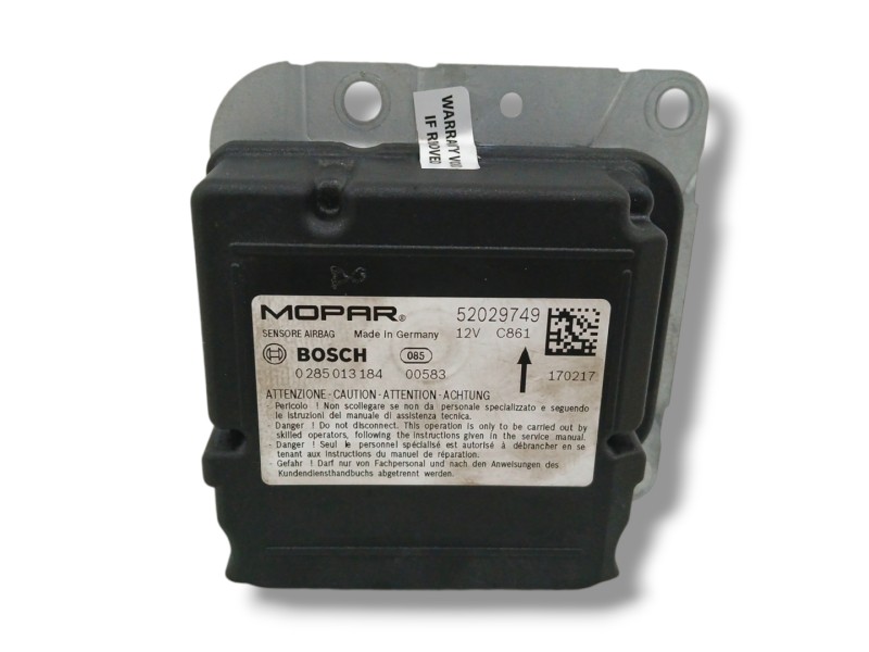 Recambio de centralita airbag para fiat 500 x (334) 1.6 16v cat referencia OEM IAM 52029749 0285013184 
