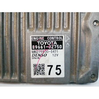 Recambio de centralita motor uce para toyota auris touring sports (e18) 1.8 16v cat (híbrido) referencia OEM IAM 896610Z750 MB27