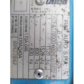 fiat cinquecento (170) del año 1995