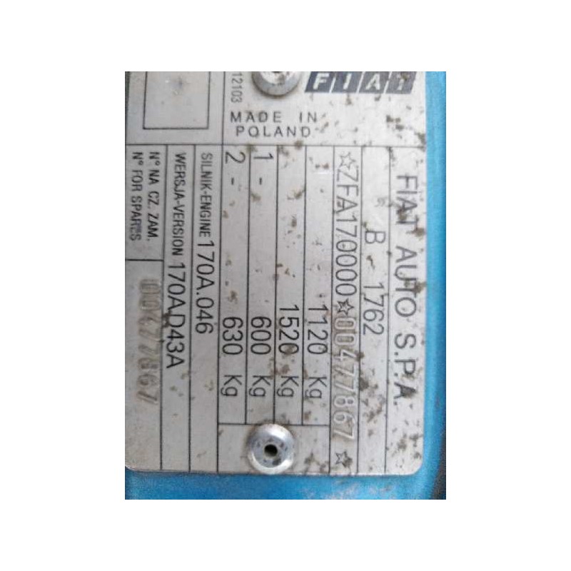 FIAT CINQUECENTO (170_) 1995