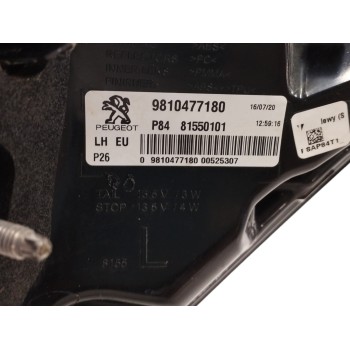 Recambio de piloto trasero izquierdo para peugeot 3008 gt line referencia OEM IAM 9810477180  