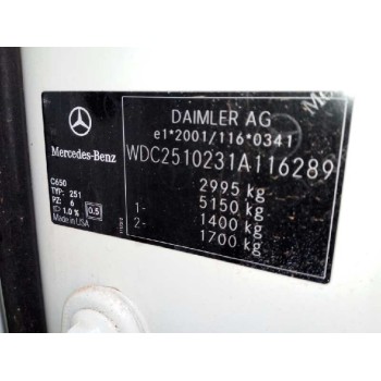 mercedes-benz clase r (w251) del año 2010