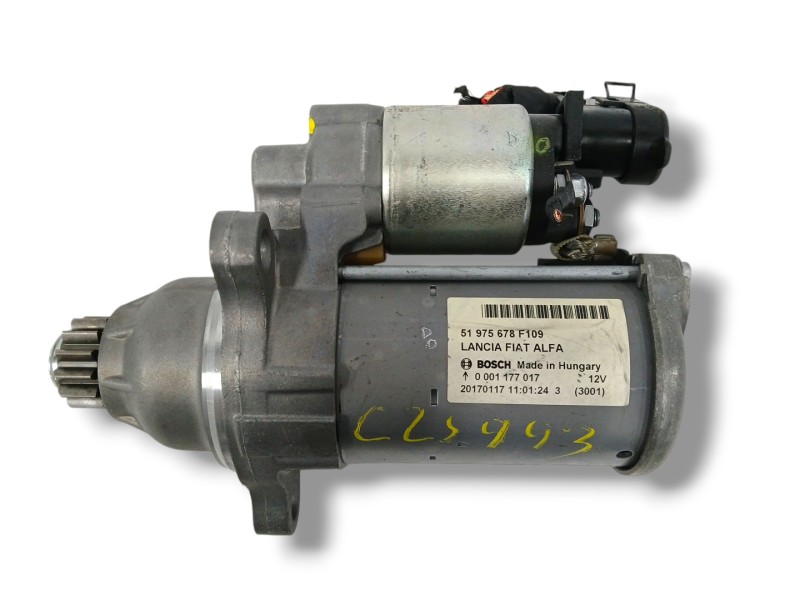 Recambio de motor arranque para fiat 500 x (334) 1.6 16v cat referencia OEM IAM 51975678 0001177017 