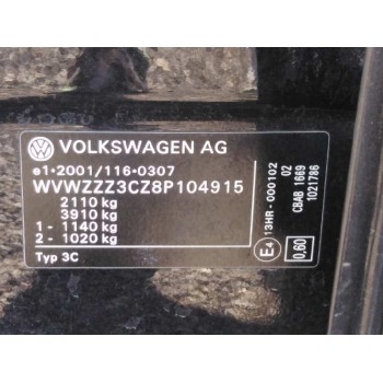 volkswagen passat berlina (3c2) del año 2008