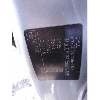 opel zafira b del año 2006