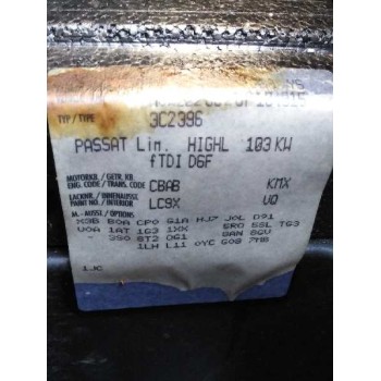 volkswagen passat berlina (3c2) del año 2008