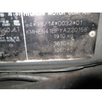 hyundai sonata iv (ef) del año 2001